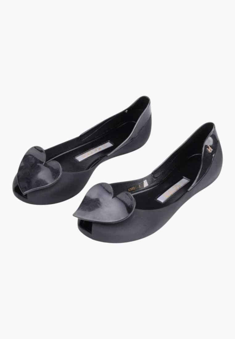 Balerinki baleriny gumowe buty damskie meliski czarne 8 Jurian
