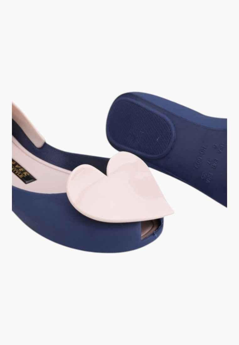 Balerinki baleriny gumowe buty damskie meliski granatowe 3 Jurian