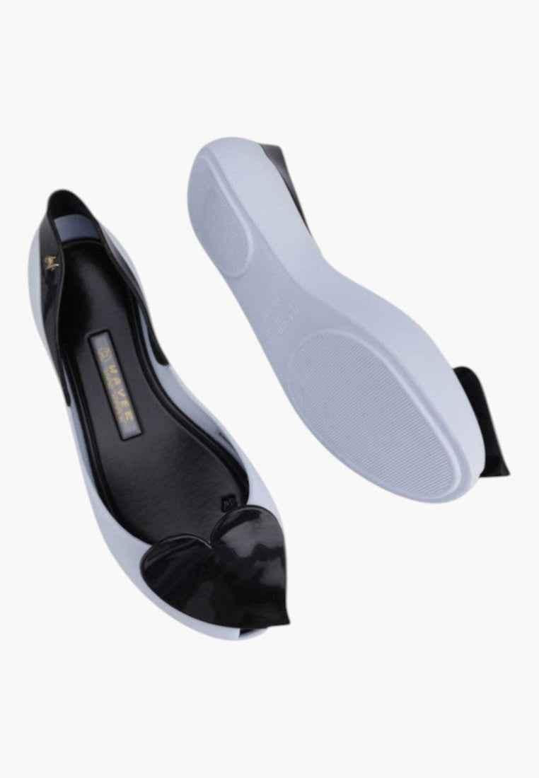 Balerinki baleriny gumowe buty damskie meliski niebieskie 12 Jurian