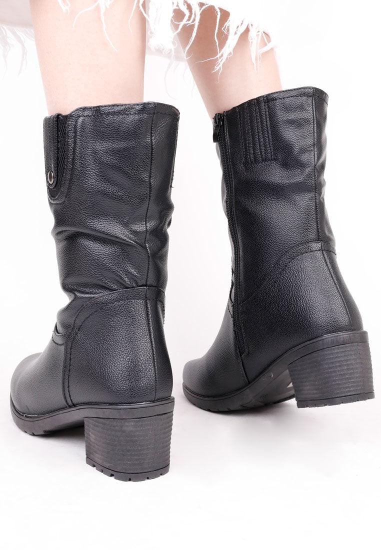 Ciemno szare sneakersy damskie z metalicznym wykończeniem, widok z tyłu.