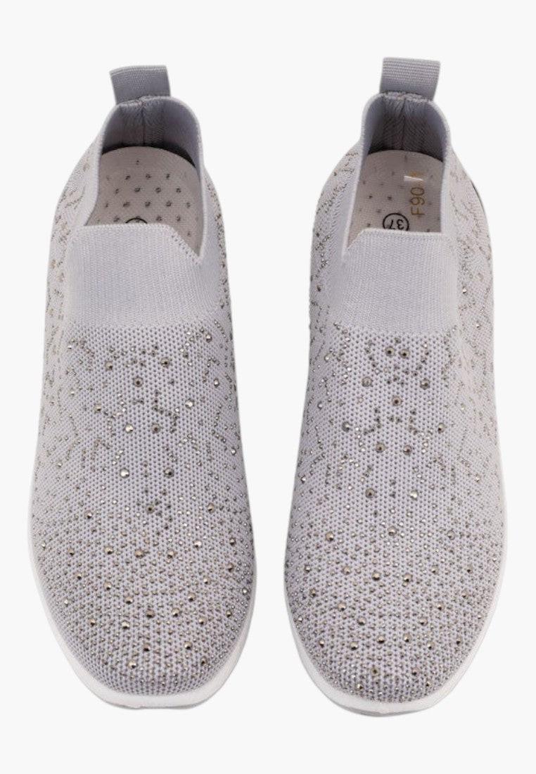 Czarne szare sneakersy damskie sportowe w stylu życia, wygodne dopasowanie.
