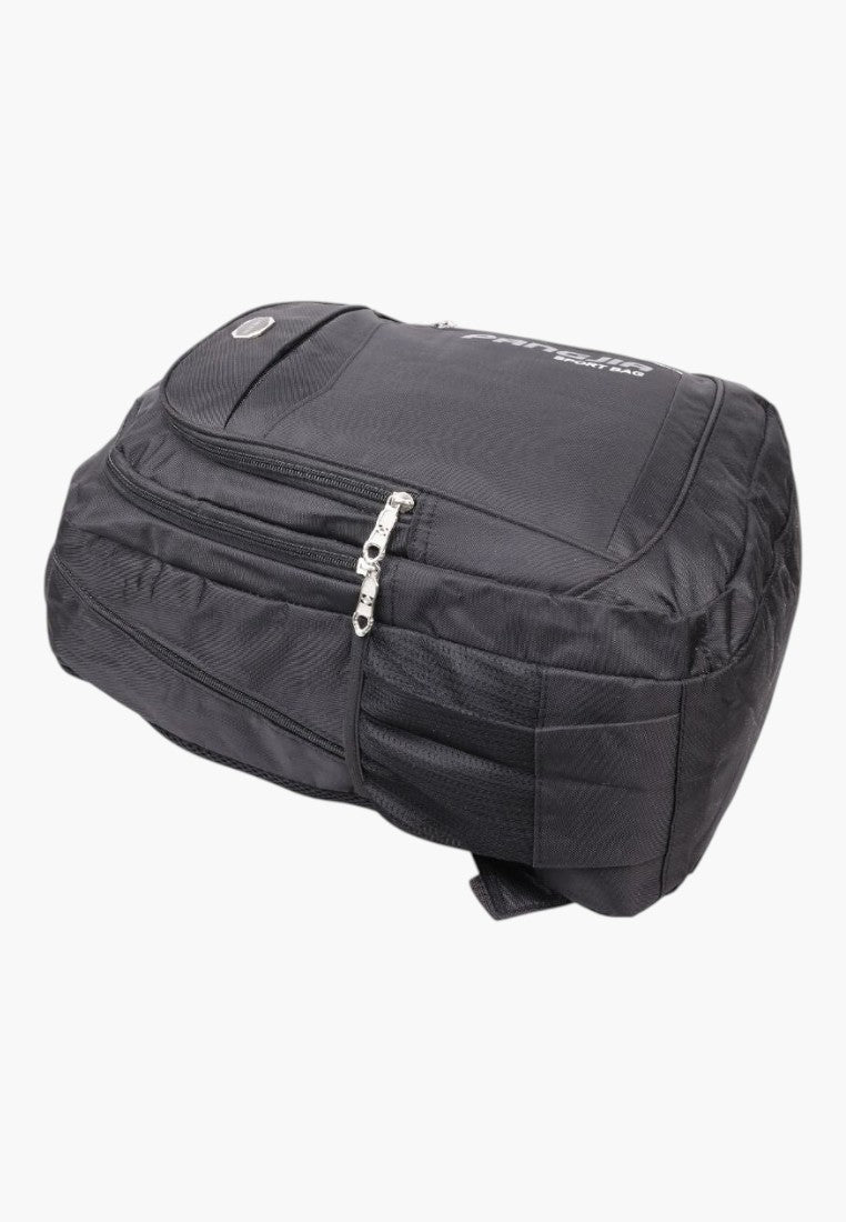 Falio black 30L urban backpack with multiple zippered compartments and durable fabric for daily use.